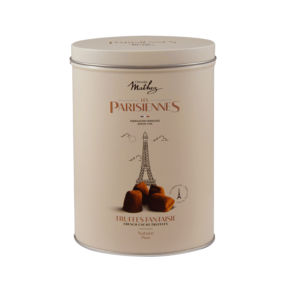 Mathez Chocolate Truffles in Les Parisiennes Tin 200g | Simply