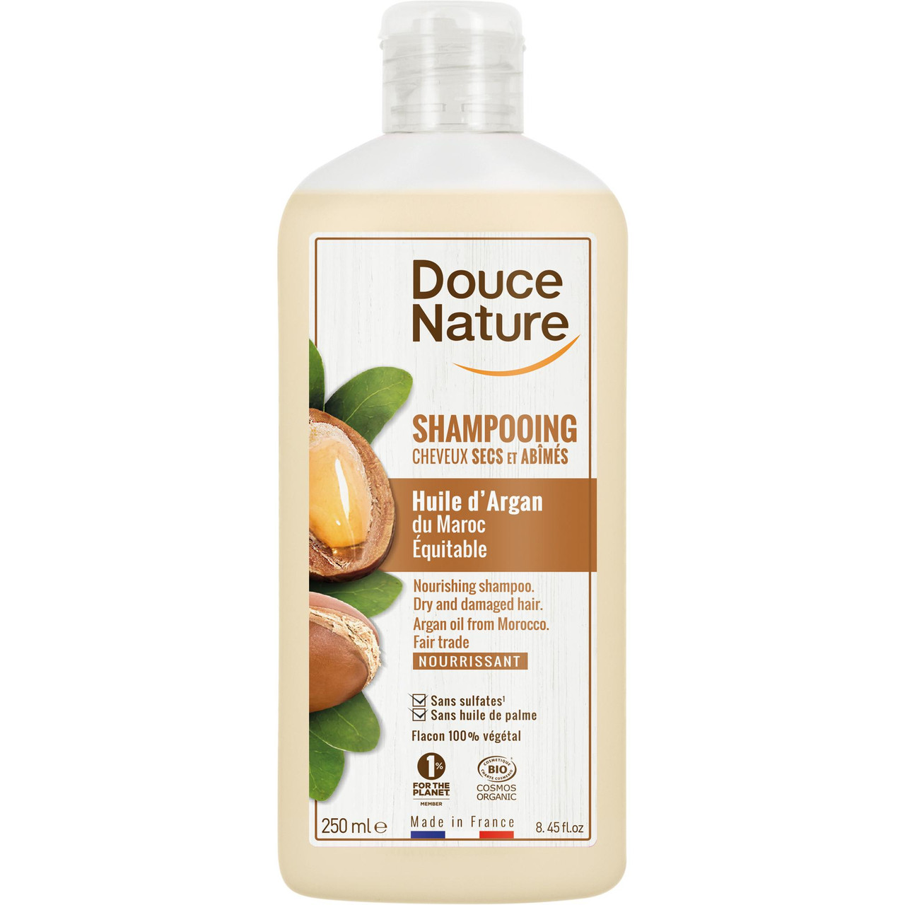 Traditionel Overgivelse kapok Douce Nature Organic Shampoo with Argan Oil for Dry Hair | Simply Gourmand