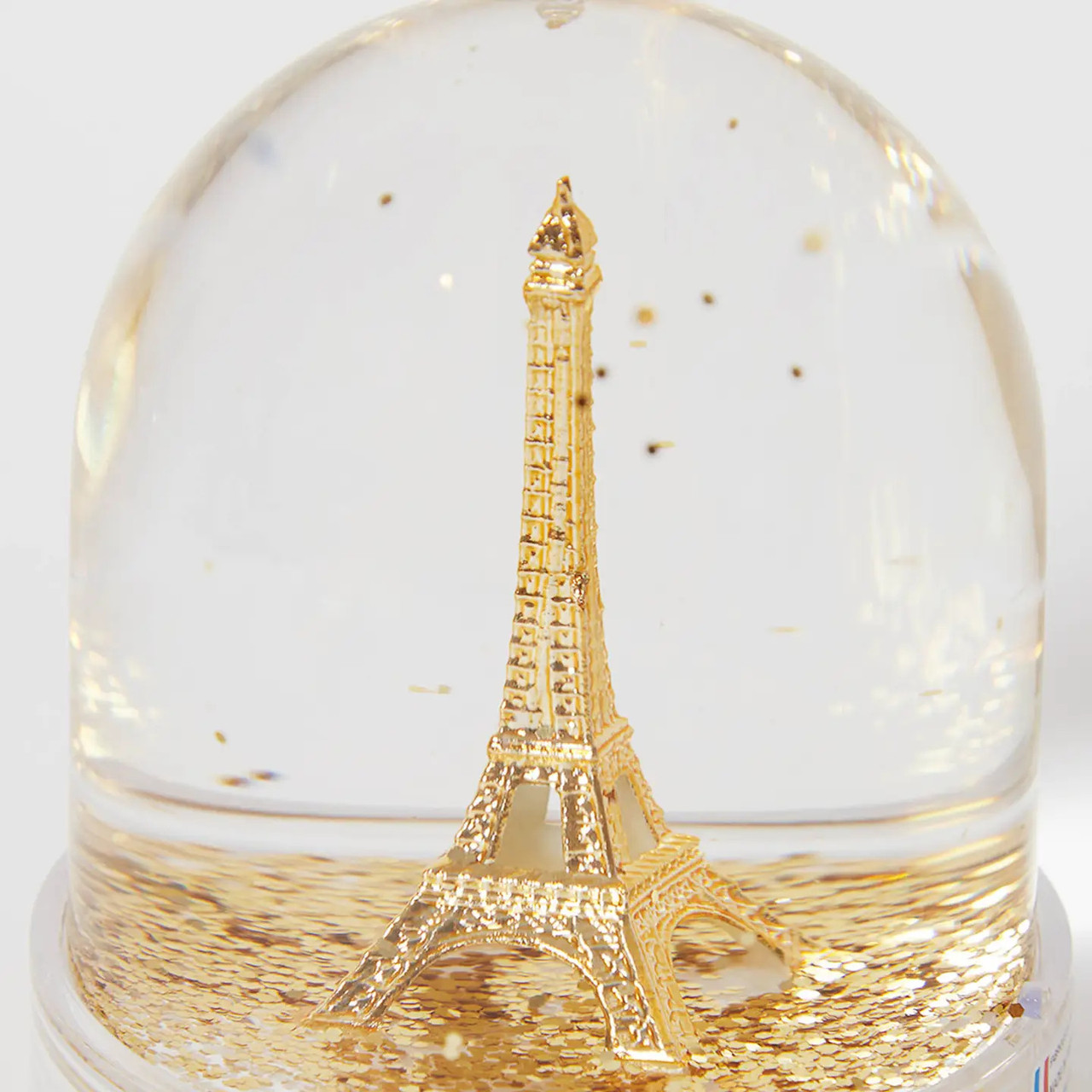 Les Parisettes Eiffel Tower Snow Globe (Gold) | Simply Gourmand