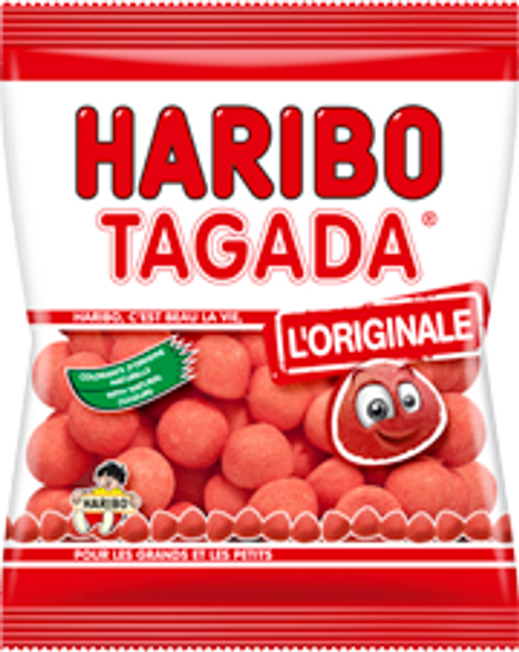 French Strawberry Tagada Candy from Haribo - 4.2 oz