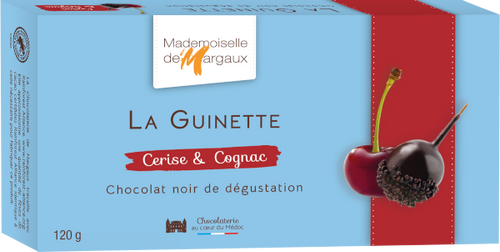 Mademoiselle de Margaux La Guinette (Dark Chocolate-Coated Cherries with Cognac) 120g