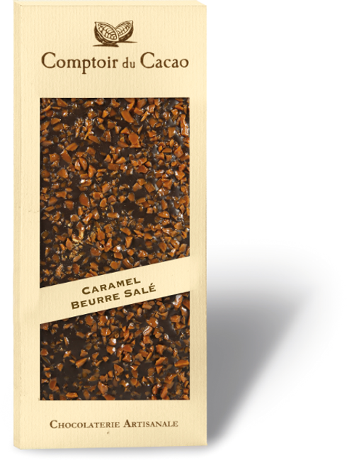 Comptoir du Cacao Dark Chocolate with Salted Butter Caramel 80g