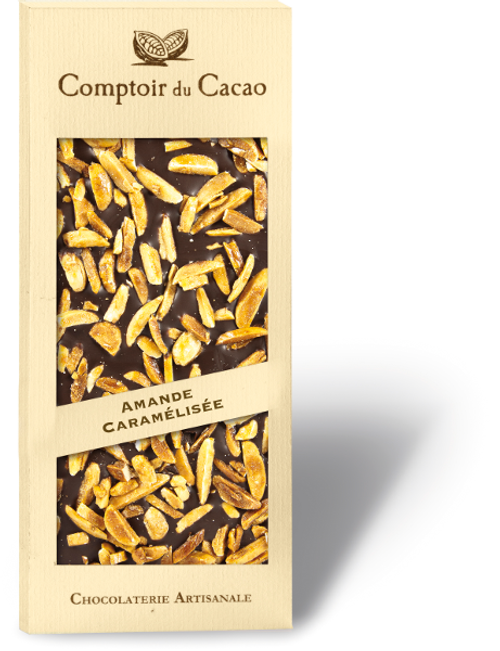 Comptoir du Cacao Dark Chocolate with Caramelized Almonds