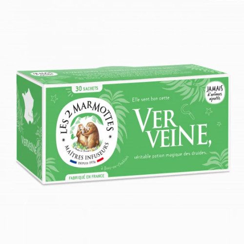 Les 2 Marmottes Organic Verbena Herbal Tea