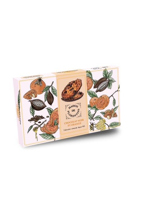 Maison de Florentins Dark Chocolate & Orange Florentines (12 pieces)