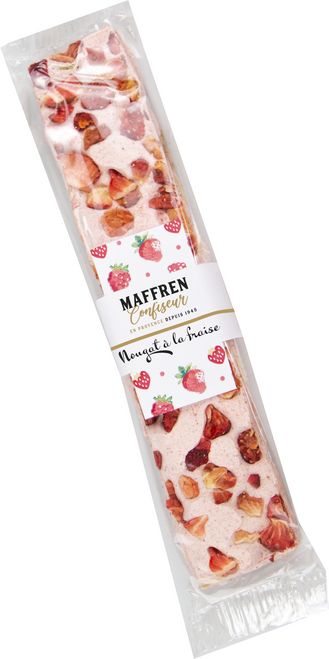 Maffren Soft Nougat with Strawberries 100g