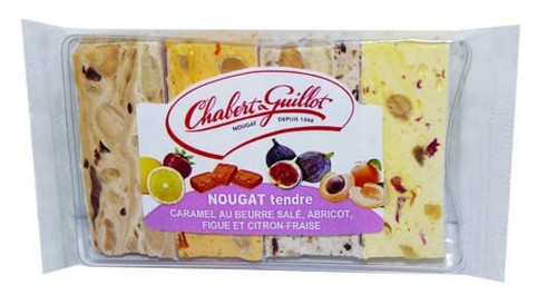 Chabert & Guillot Assorted Flavored Nougat Strips 90g