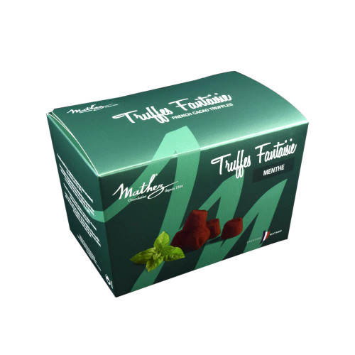Mathez Cocoa-Powdered Chocolate Truffles with Mint 250g