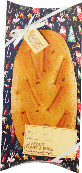 Biscuiterie de Provence Pompe à Huile (Dessert Bread) with Candied Fruit 120g