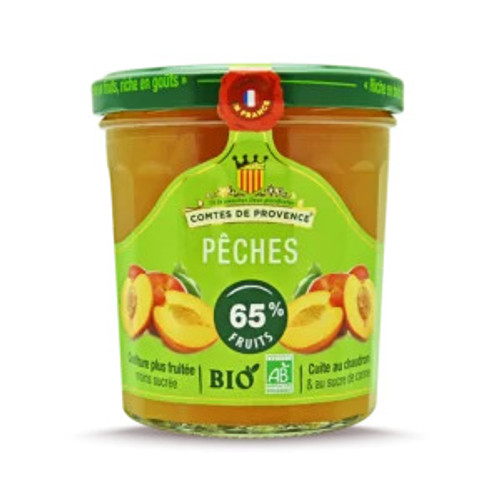 Les Comtes de Provence Organic Peach Spread 350g