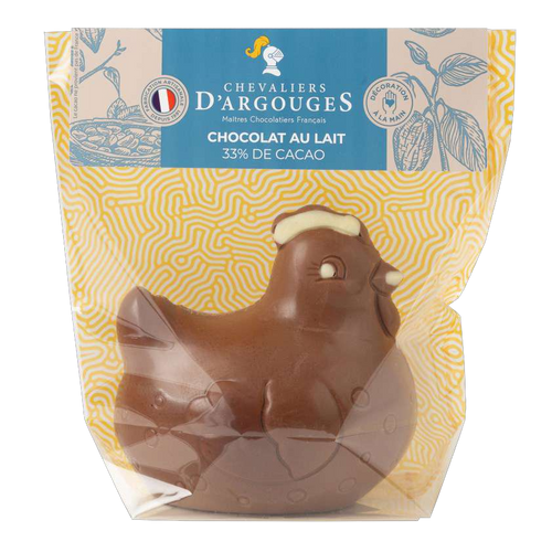 Chevaliers d'Argouges Milk Chocolate Hen 120g