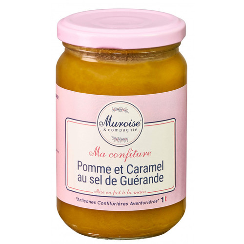 A 350 gram jar of Muroise & Co's apple and Breton caramel jam.