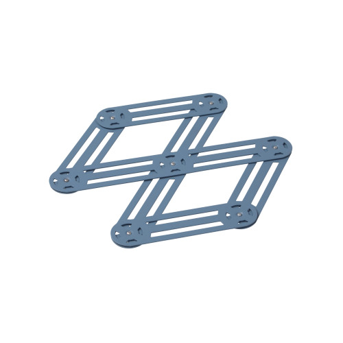 Expandable Metal Trivet — Slate Blue