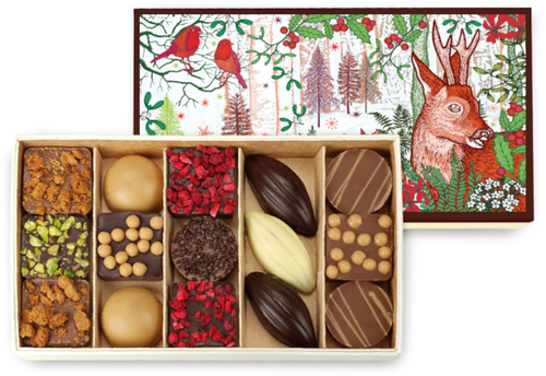 Comptoir du Cacao Assorted Chocolate Bonbons in Gift Box 130g