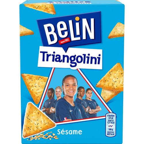 Belin Triangolini Crackers with Sesame Belin Triangolini Crackers with Sesame