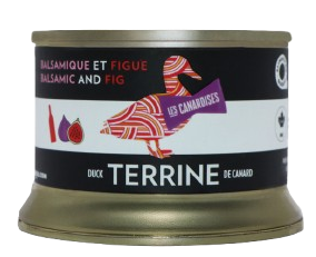 Les Carnardises Duck Terrine with Fig & Balsamic Vinegar 130g