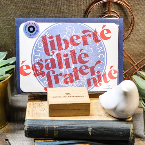 Liberté Égalité Fraternité Card