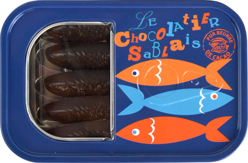 Le Chocolatier Sablais Dark Chocolate Sardines 60g