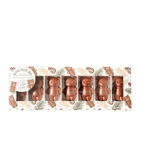 Le Chocolatier Sablais Assorted Chocolate & Marshmallow Bears 110g