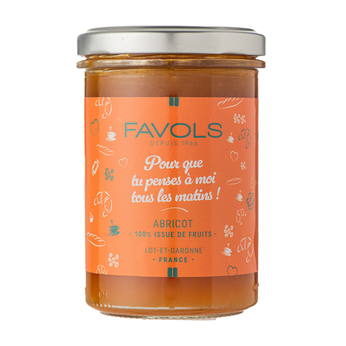 Favols "Pour Que Tu Penses À Moi!" Apricot & Calisson Jam 240g