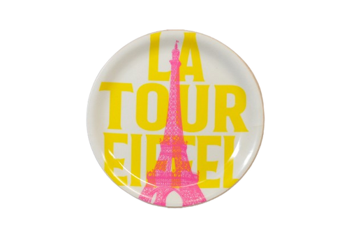 Eiffel Tower Round Cup Tray