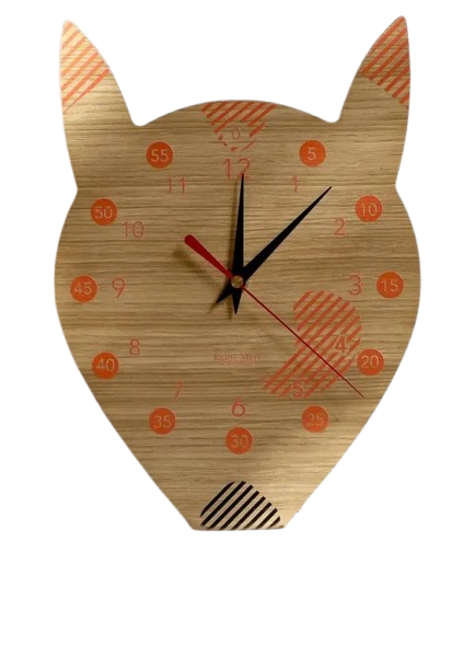 Reine Mère Fox Educational Clock