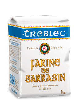A 1 kilogram bag of gluten free buckwheat flour from Treblec.