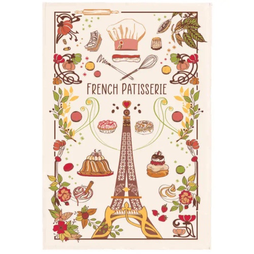 French Pâtisserie Tea Towel
