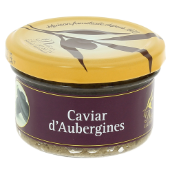 A 90 gram jar of eggplant caviar from Les Délices du Lubéron.