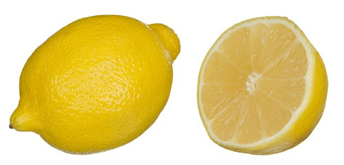 A 115 milliliter bottle of lemon essence, made by Essence de Grasse.