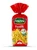 A 500 gram bag of fuilili pasta from Panzani. The large, spiraled noodles can be seen through the transparent parts of the bag.