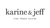 The Karine & Jeff logo.