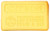 A 100 gram yellow bar of lemon and donkey milk soap from Senteurs de France.