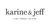 The Karine & Jeff logo.