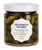 A 210 gram round glass jar of "cornichons fins," small gherkins, with Champagne vinegar from Maison Marc.