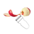 La Fourmi's castor peeler removing the skin from an apple.