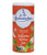 A red-orange canister containing 250 grams of Le Guérandais fine sea salt with organic vegetables and herbs.