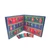 A view inside an open "Nutcracker" Advent calendar. There are 24 icons representative of the "Nutcracker" ballet: the nutcracker, a dancing fairy, a key, and a rat king, etc.