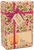 Biscuiterie de Provence sablés cookies with pink pralines in a 80 gram gift box. The box is printed with a sepia-tinged illustration of vines and an image of a pink ribbon.