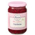 A jar of 350 grams of Muroise & Co Organic raspberry preserves.