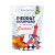 A 100 gram bag of Pierrot Gourmand Cocorico gummy candies. The gummies are assorted colors and shaped as iconic symbols of France: a rooster, croissant, Eiffel Tower, and the Arc de Triomphe.