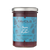 A 250 gram jar of "Un An De Plus!" strawberry and wild strawberry jam, made by Favols. The jar has a light blue label that says, "Super, un an de plus!"