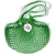 A large Filt1860 cotton mesh light green shopping bag.