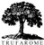 The Trufarome logo, an oak tree on a hill.