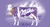 A purple cow labeled, "Milka."