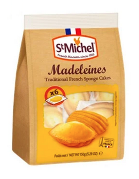 St Michel Madeleine Classic French Sponge Cake 100 Individual Wrap