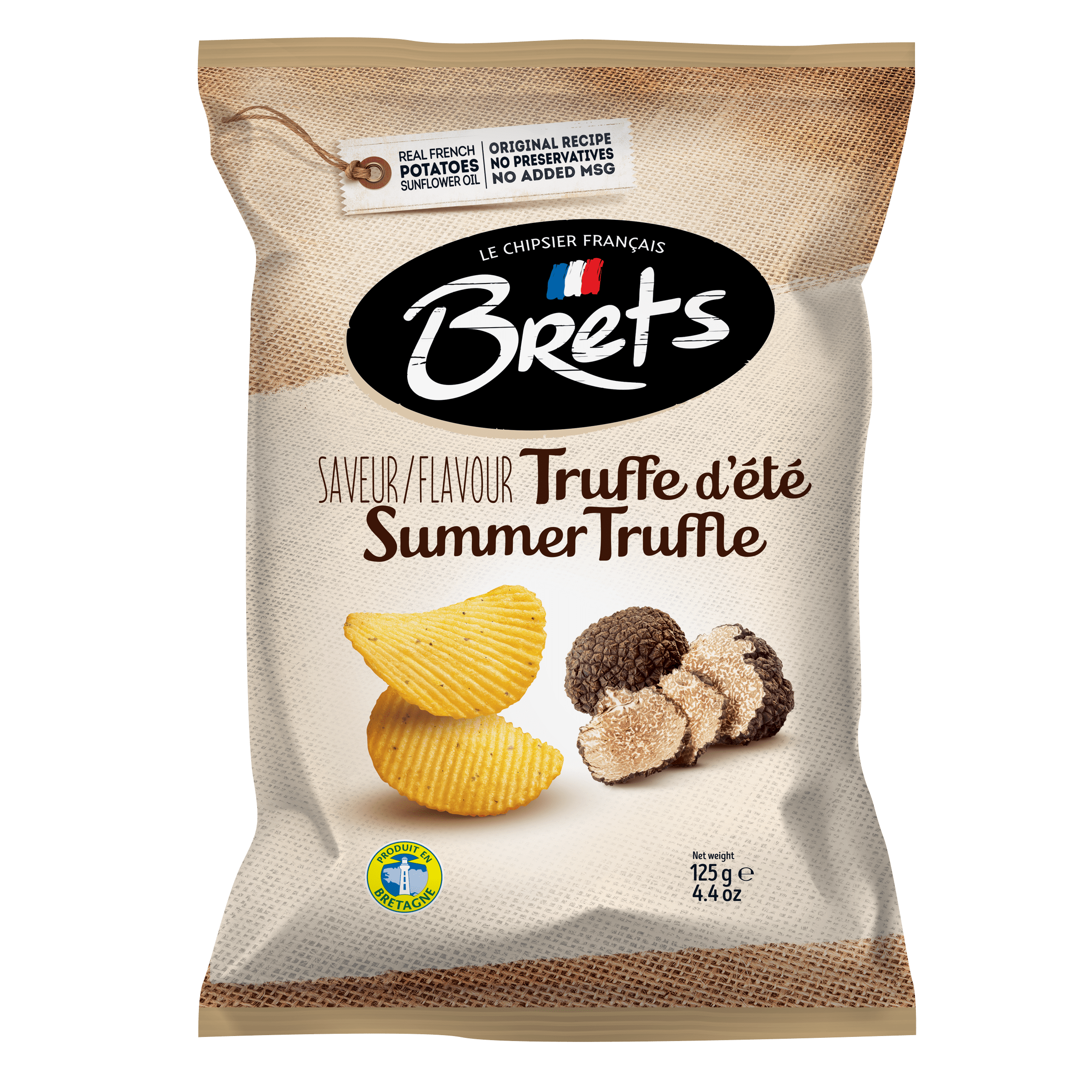 Brets Potato Chips from Brittany — Summer Truffle Flavor 125g