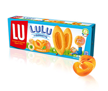 Biscuits barquette à l'abricot Lulu LU x2 - 120g - Cdiscount Au quotidien