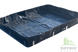 rectangular spill berm with brackets
