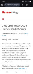 Holiday Scent Inspiration